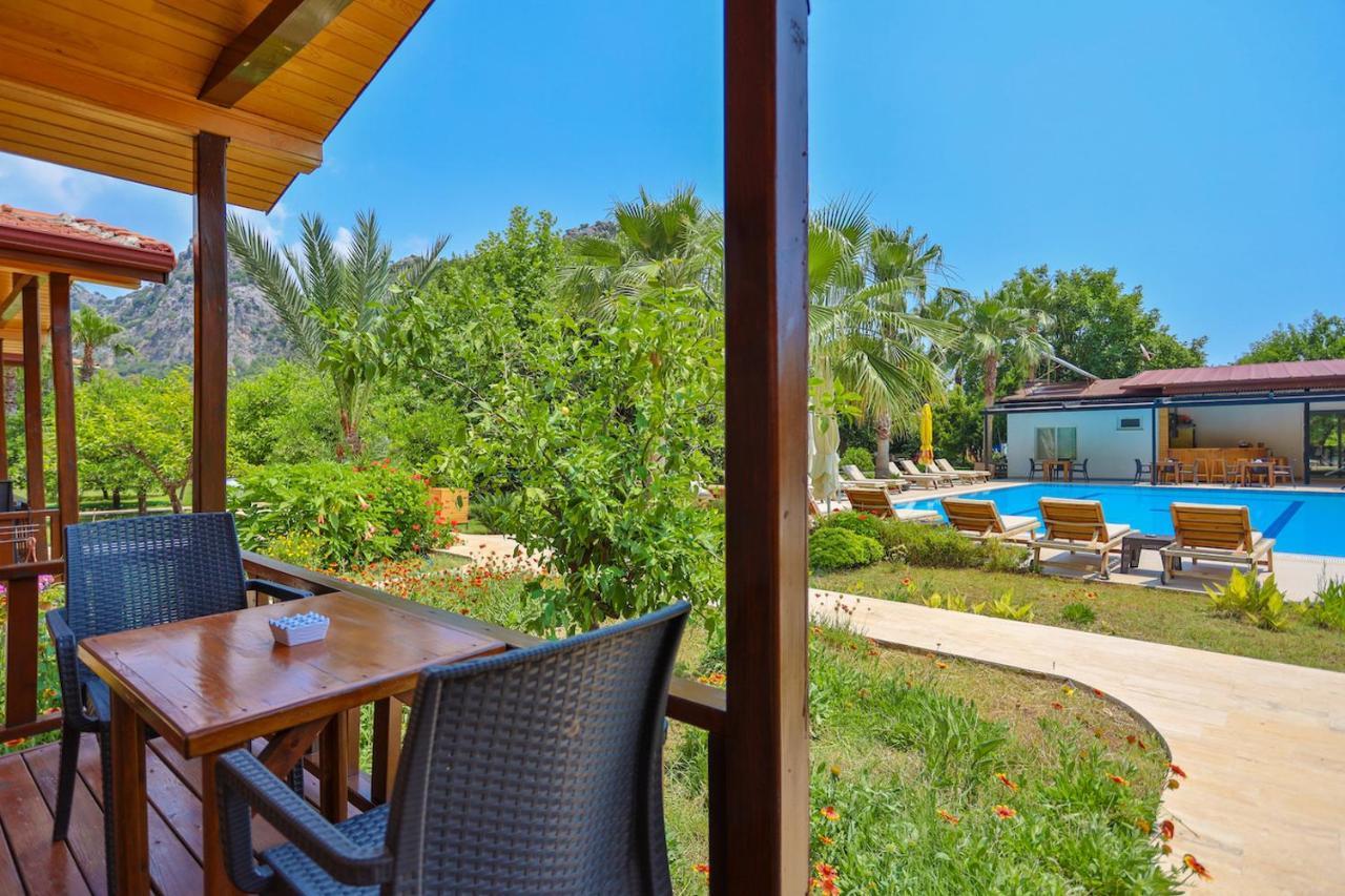Dolunay Apart Hotel Cirali Bagian luar foto